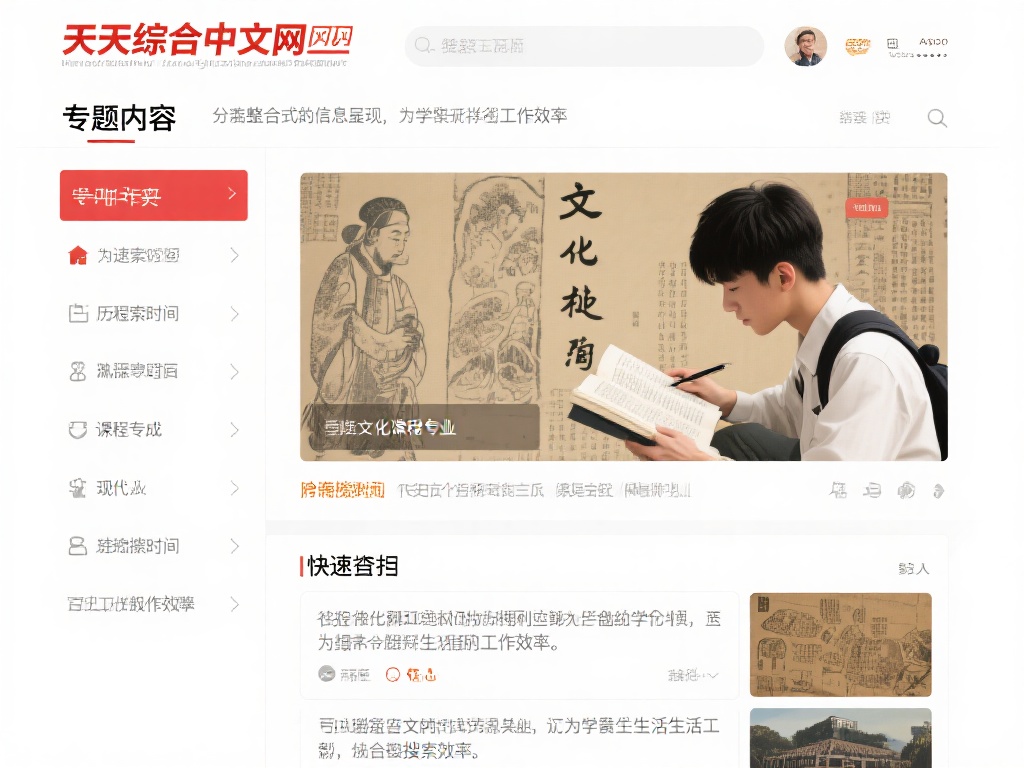 畅享阅读乐趣：天天综合中文网汇聚精彩内容